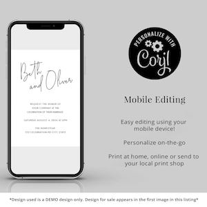 a cell phone with the text, mobile editing