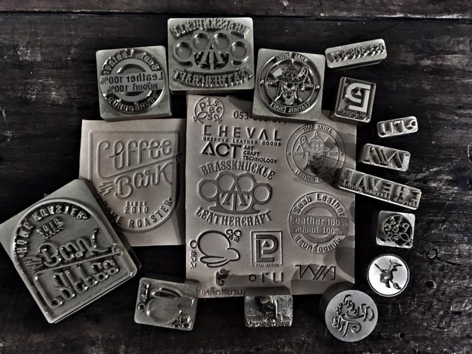 Quality Custom Stamps for Leather Wood Food and Etc. Etsy Australia