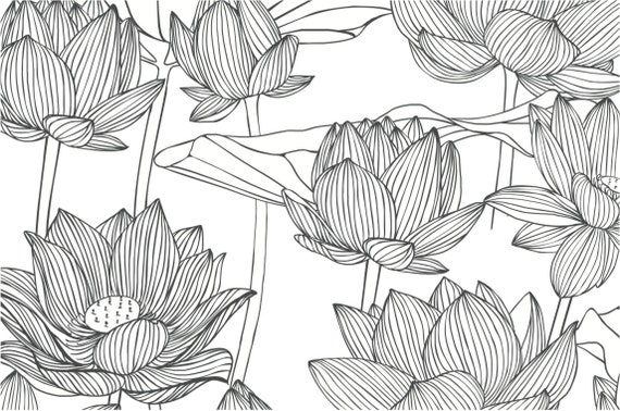 printable flower paper placemats flower party supplies etsy flower paper placemats