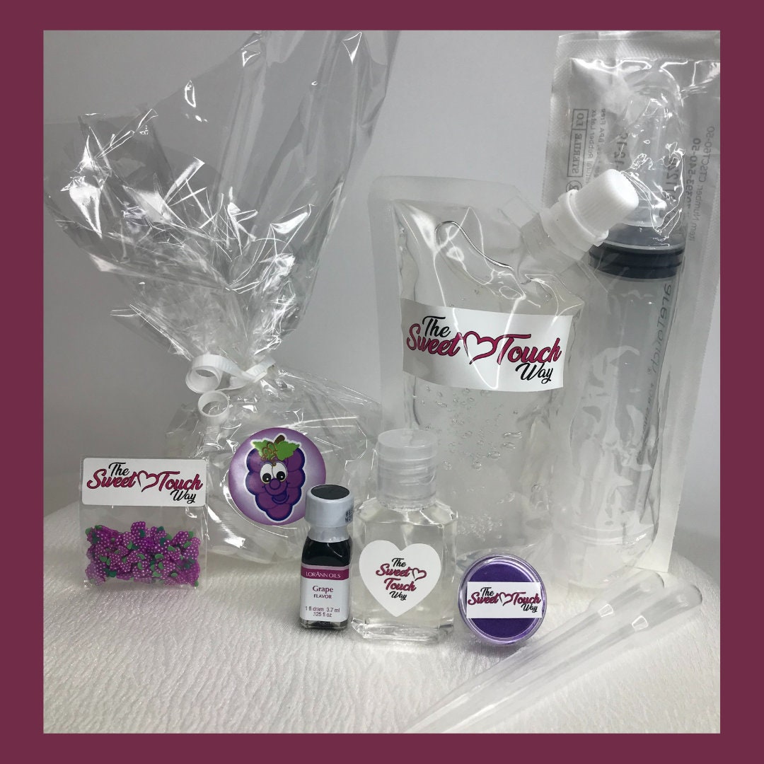 Lip Gloss Starter Kit Grape Etsy