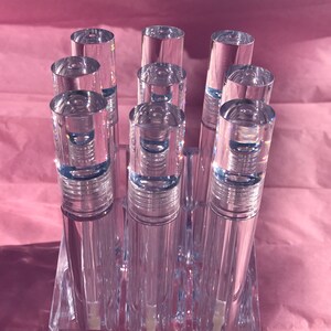 Lip Gloss supplies - 5ml Clear Cap Wand Tubes - set of 20