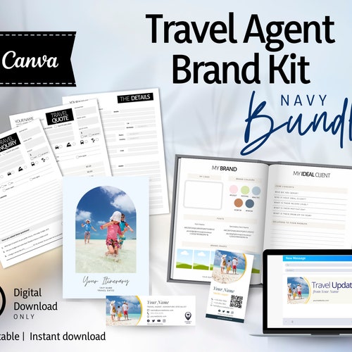 Travel Agent Planner Editable Instant Download Printable Etsy