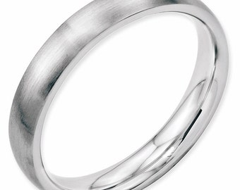 Jewelry Adviser Rings 10KW 4mm LTW Comfort Fit Band Size 9 Jewelry Adviser Rings 10KW 4mm LTW Comfort Fit Band Size 9