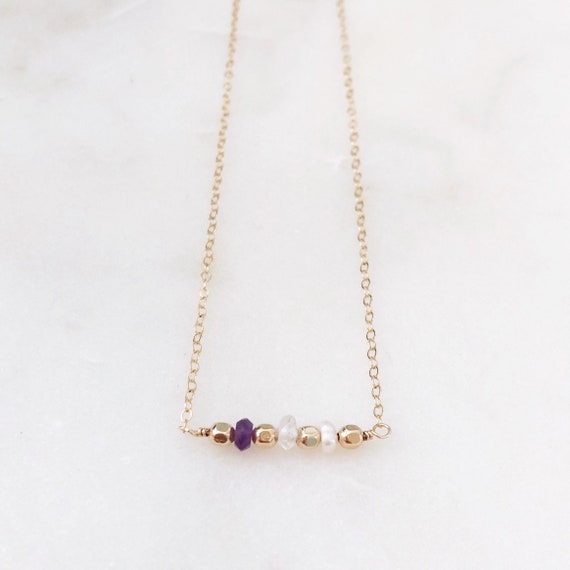 mothers day birthstone necklace etsy