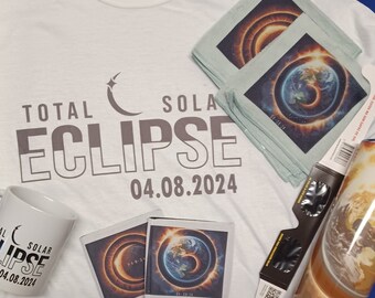 Eclipse tshirt tumbler mug bundal free glasses box set