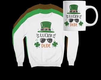 st. Patricks day tshirts , sweatshirt, mug , bundles multiple colors available