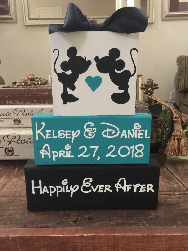 Disney Wedding Personalized Mickey Minnie Mouse Disney Etsy