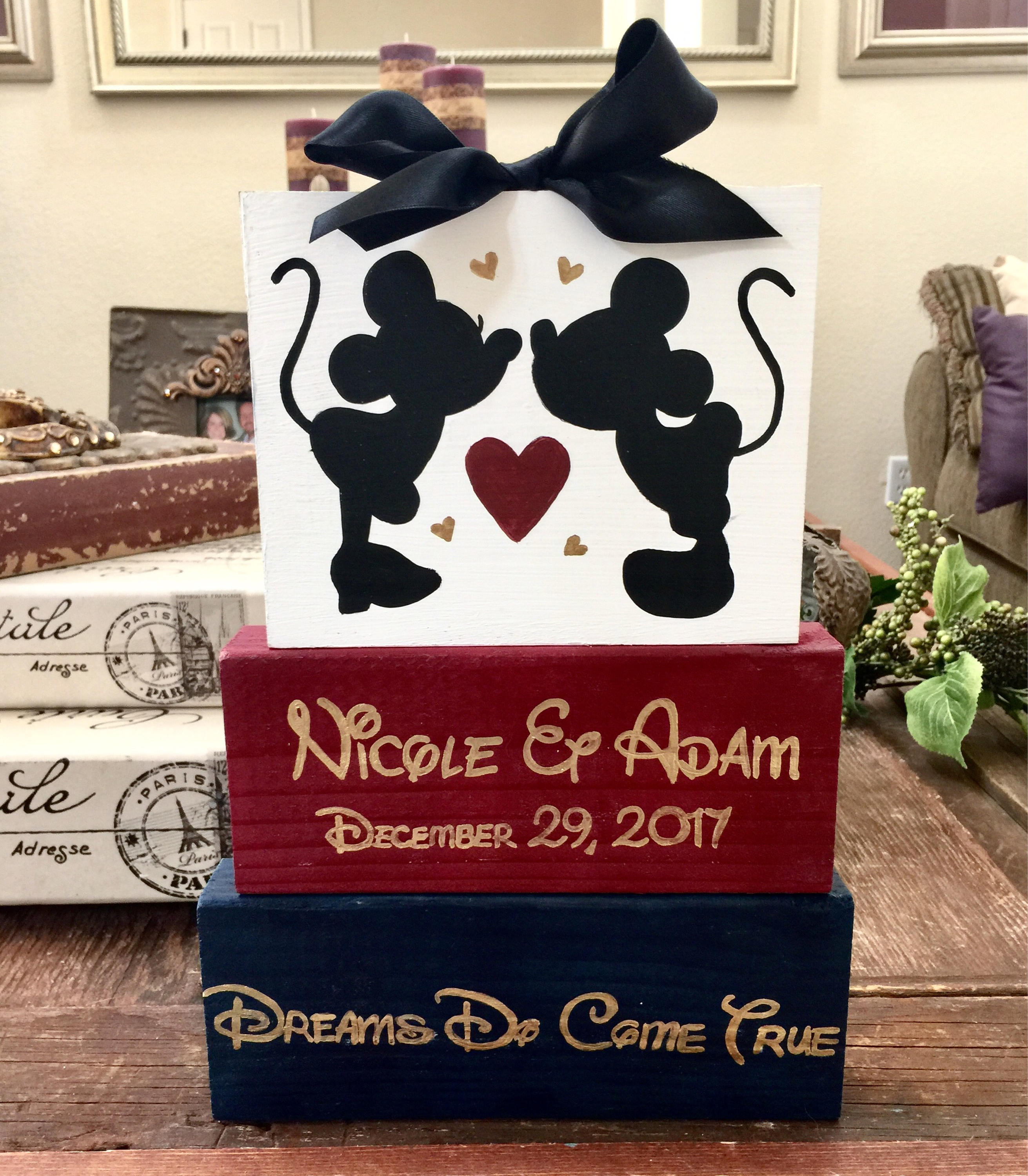 Personalized Disney Disney Wedding Mickey Mouse Minnie Etsy