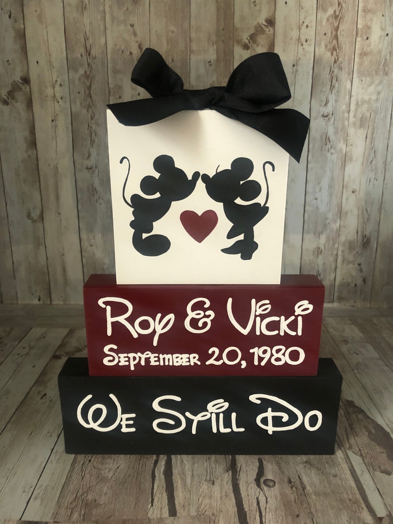 Disney We Still Do Anniversary Personalized Mickey and Etsy