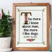 Gloria Allred Quote Easy Cross Stitch Pattern: The More I Know About Men, The More I Like Dogs. (Instant PDF Download)