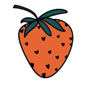 Erdbeere Obst Sommer SVG PNG Sofortige Sublimation Shirt Design Druck Download
