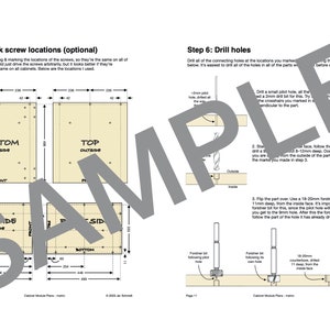 PDF plans Modular Cabinet System image 2