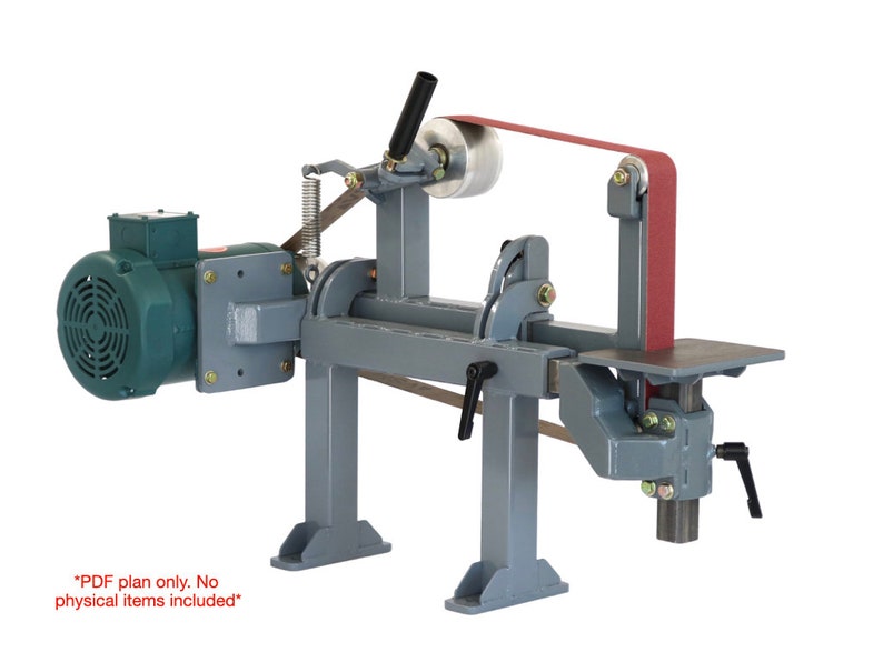 Planos métricos: amoladora de banda basculante Gen 2 imagen 1