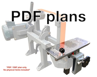 Metrische plannen - XY-tafel voor bandslijpmachine