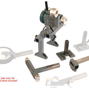 Planos métricos: amoladora de banda basculante Gen 2 imagen 6