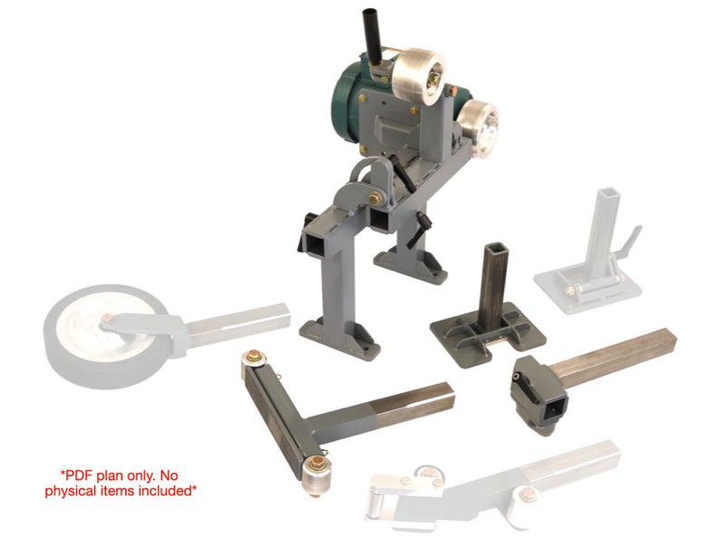 Planos métricos: amoladora de banda basculante Gen 2 imagen 6