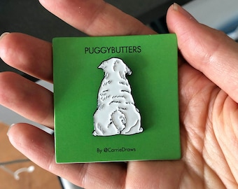Pug Tushy Pin