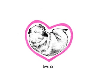 Love Ya Pug Card