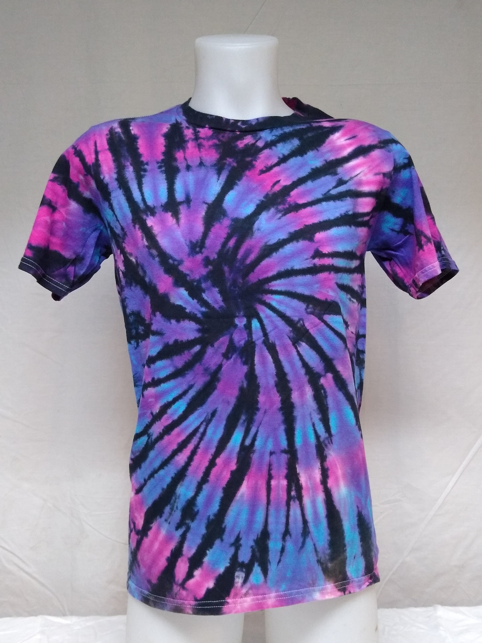 Tie Dye Pink/ Purple Contrast Spiral LIMITED EDITION Etsy