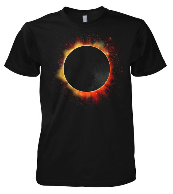 Geek Solar Eclipse Moon T-shirt | Etsy