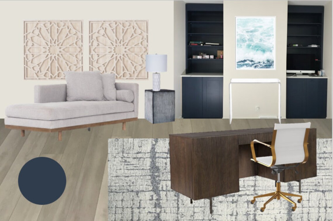 Home Office Interior Design I Home Office Makeover I Interior Design