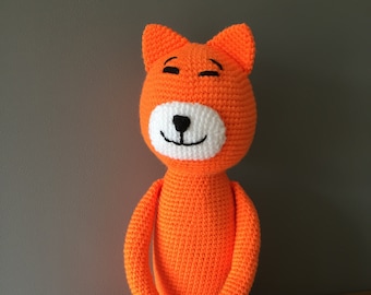 Crochet cat doll, amigurumi cat, crocheted toys
