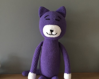 Crochet cat doll, amigurumi cat, crocheted toys