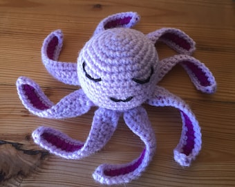 Crochet Oktopus Plüschtier, handgemachtes Geschenk