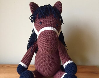 Crochet horse, horse toy, amigurumi horse, pony