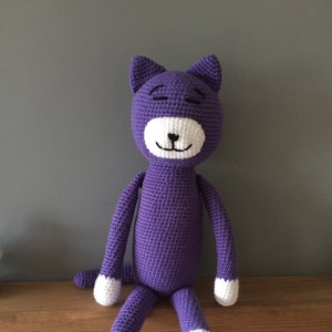 Crochet cat doll, amigurumi cat image 1