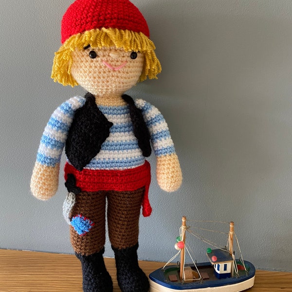 Crochet Pirate Hat Etsy