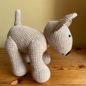 Handmade crochet dog image 3