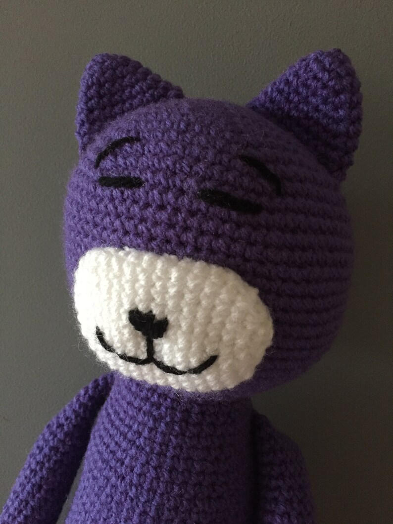 Crochet cat doll, amigurumi cat image 4