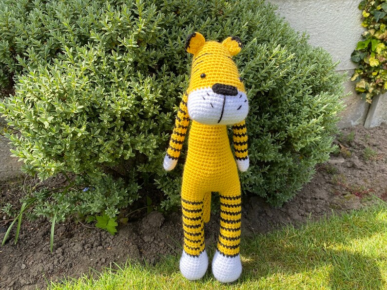 Tiger toy, crochet tiger image 6