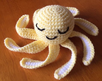 Gehäkelte Krake, Baby-Geschenk, Amigurumi, gehäkeltes Spielzeug