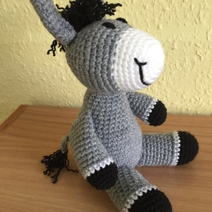 Handmade donkey, crochet donkey toy image 6