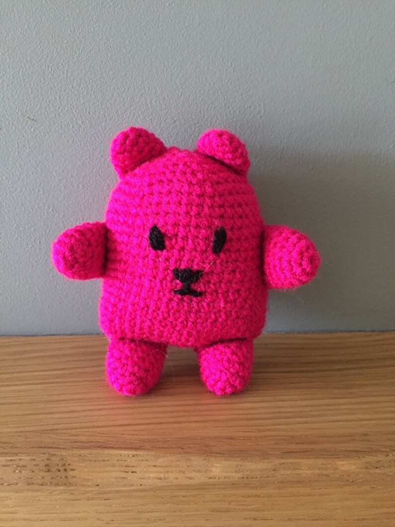 Handmade bear, crochet bear, pram toy image 9