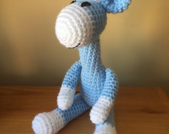 Little handmade crochet giraffe