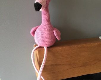 Crochet Pink Flamingo, gehäkelte Spielzeug