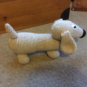Dachshund Sausage Dog, crochet toy image 6