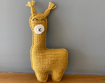 Llama toy, crochet amigurumi llama, crocheted toys