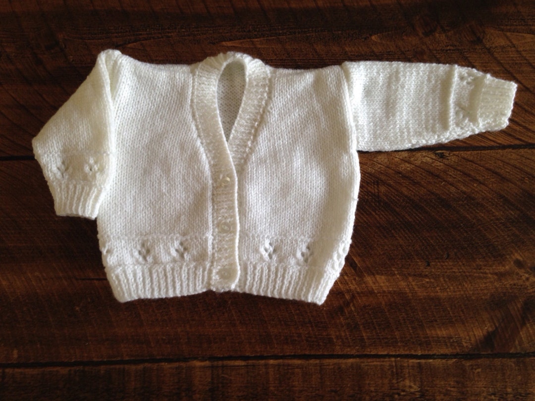 Adorable Hand Knitted Baby Cardigan Available in a Choice of - Etsy UK