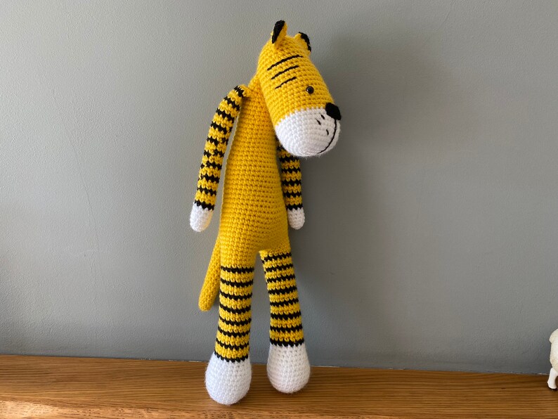 Tiger toy, crochet tiger image 2