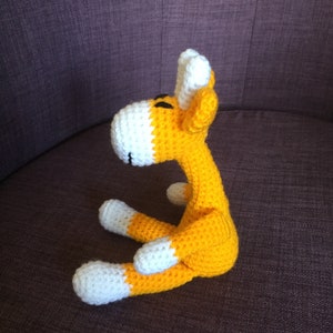 Crochet giraffe, little giraffe toy image 1