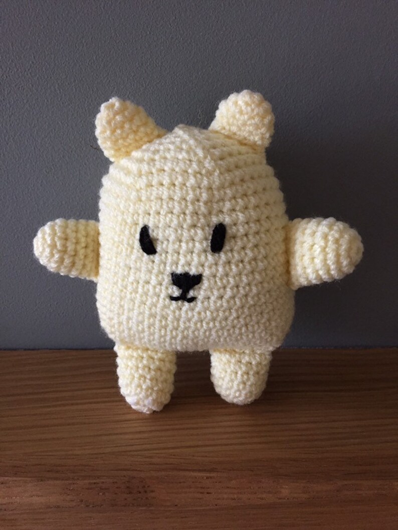 Handmade bear, crochet bear, pram toy image 6
