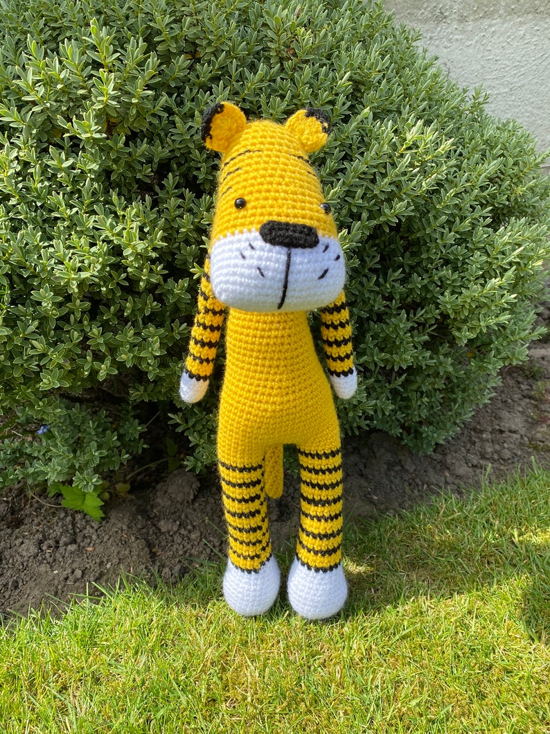 Tiger toy, crochet tiger image 10