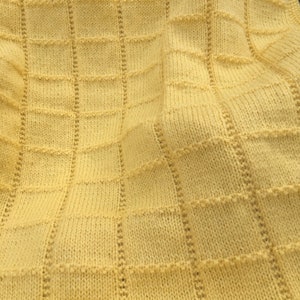 Made to order hand knit baby blanket for pram, crib, stroller or car seat. image 3