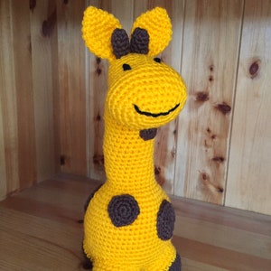 Handmade spotty crochet giraffe image 2