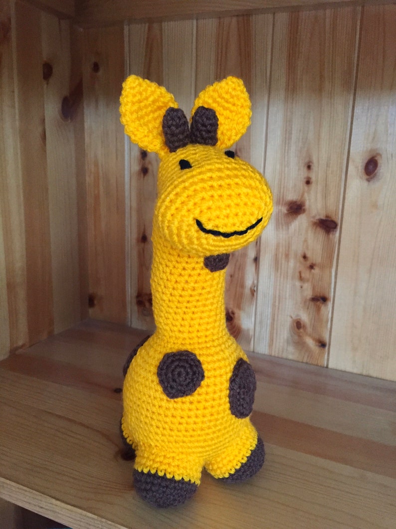 Handmade spotty crochet giraffe image 2