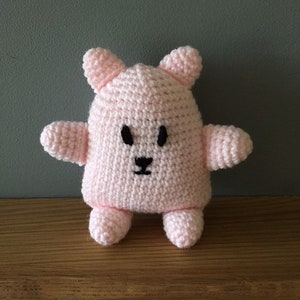 Handmade bear, crochet bear, pram toy image 5